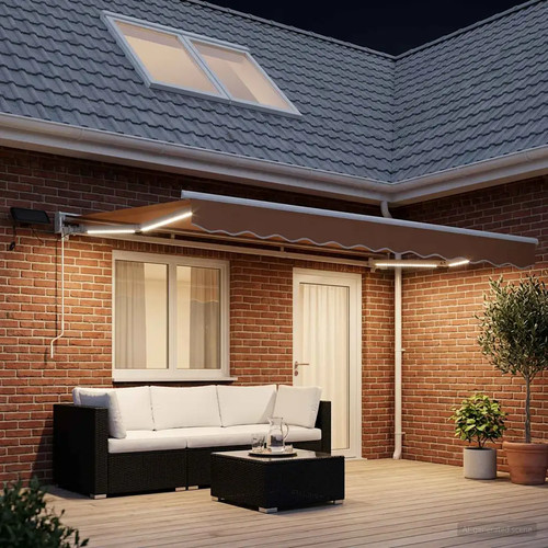 Manual awning frame - manual, leds