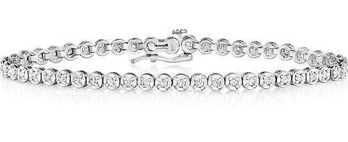 9ct white gold - , diamond