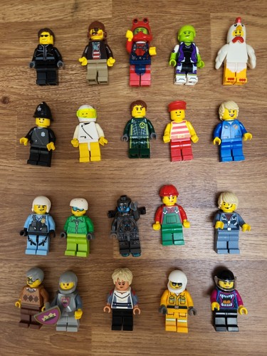 20x lego random minifigures - random,