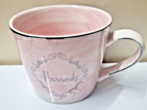 Harrods mug pink - pink, marble