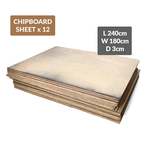 Strong chipboard sheets - 12,
