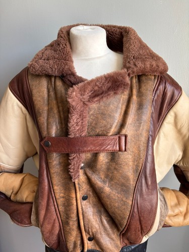 Vintage sheepskin flying - sheepskin,
