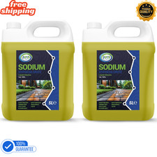 Sodium Hypochlorite 2 X 5L High Strength (14-15%) Brick,Driveway & Patio Cleaner