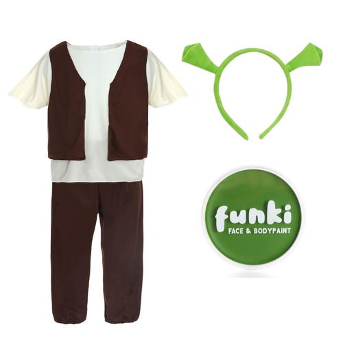 Boys grumpy ogre costume swamp - ogre,