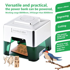 3W Mini Portable DIY Engraving Machine Engrave Mark Painted Metal Acrylic Glass