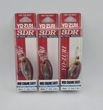 (3) Yo-Zuri 3DB Mid Crank 50