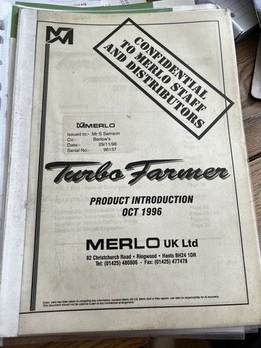 Merlo turbo farmer telescopic - farmer,