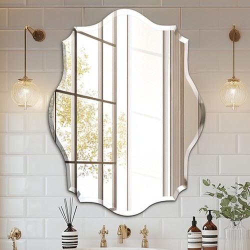 Minimalist wall mirror glass - mirror,