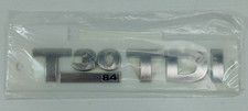 VW Transporter T5 Badge T30 84 TDI Chrome Self Adhesive Rear Tailgate GENUINE