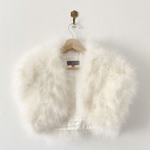 John lewis ivory - white, marabou