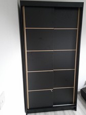 Black Sliding Door Wardrobe