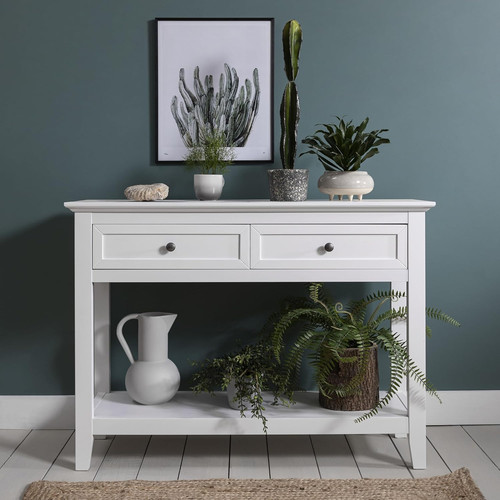 Console table hallway drawer - console,