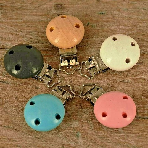 10pcs round wooden - 10pcs, soother