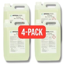 Clear Beer Line Pipe Cleaner, Brewery, Pub Ale House, 4 Pack (4x5L)