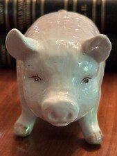 Vintage Pot Belly Pig Porcelain Sow Hog