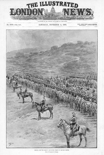 1899 antique print - 1899, military