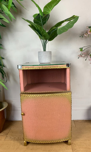 Vintage lloyd loom style blush - loom,