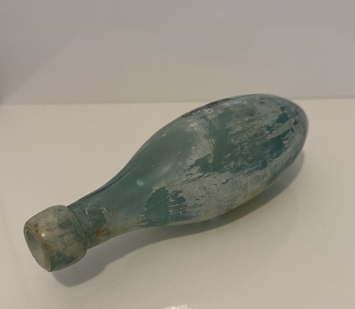 Antique torpedo bottle green - antique,