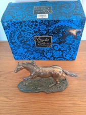 HORSE GALLOPING Cold Cast