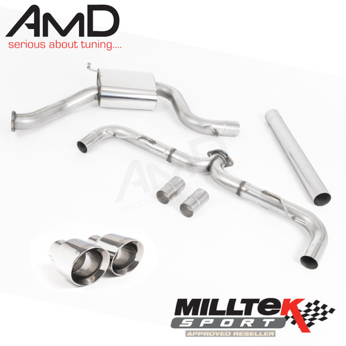 Milltek golf gti mk7 cat - gti, mk7.5