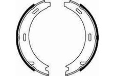 Rear TRW-OE GS8208 Brake Shoe