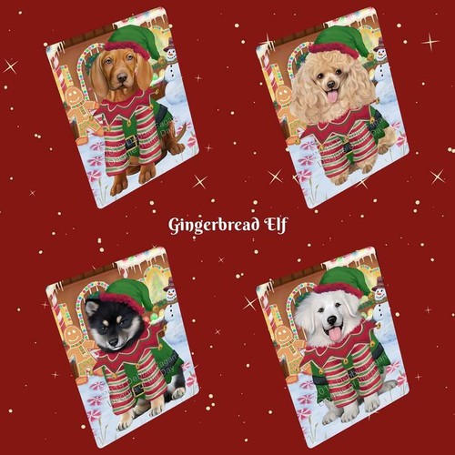 Christmas gingerbread elf dog - elf,