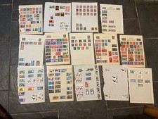 Large GB Collection vintage stamps  Victoria Edward QEII from album  100s