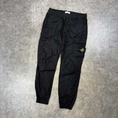 Stone island black tela - black,