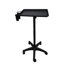 Hair Salon Trolley Hair Extension Aluminum Rolling Beauty Salon Tray Stand Tools