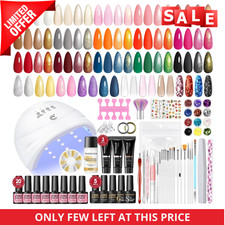 Gel Nail Polish Kit with LED