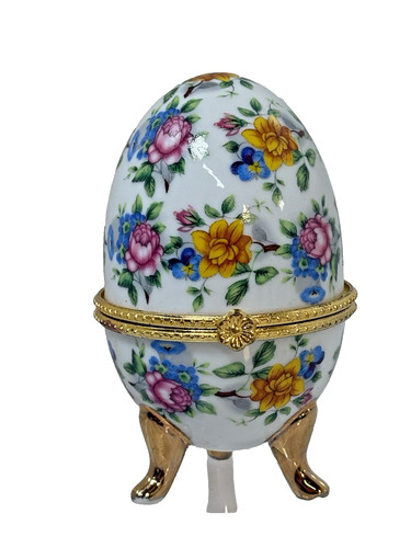 Trinket box pin cushion egg - pin,