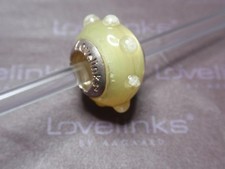 ** Genuine Lovelinks * CREAM CARAMEL BUMPS Murano Bead **  