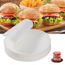 500 Pcs Non Stick Wax Discs 12cm Hamburger Burger Patty Wax Papers