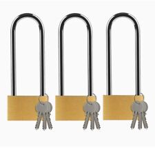 3 X 40MM PADLOCK LONG SHACKLE