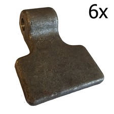 6 x WELD ON SPADE HINGES