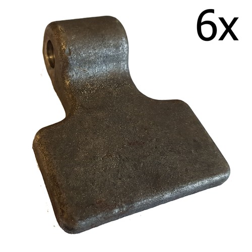 Weld spade hinges - 6,