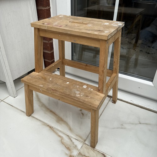 Stool seat step wooden - stool,