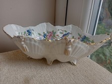 Aynsley Pembroke Dish Footed Shell & Tassel Bow  Fine English Bone China Bowl