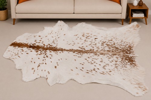 Genuine goat hide hair - hide, on