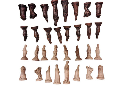 Complete 32pc vintage medieval - complete,