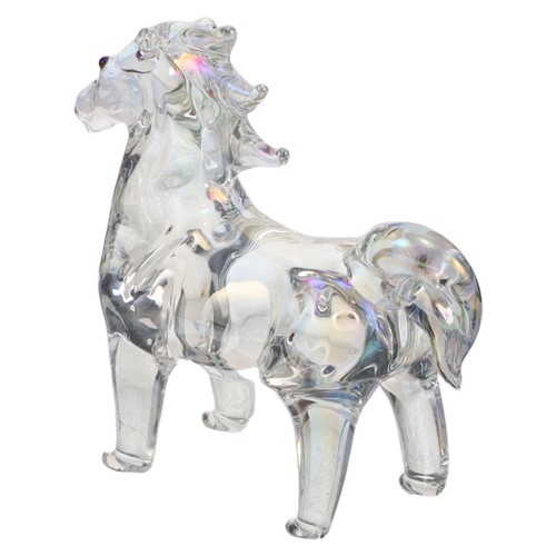 Crystal statue creative horse - crystal,