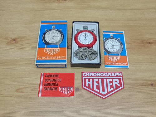 Vintage heuer trackmaster red - vintage,