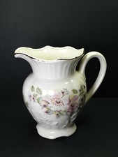 Lovely Maryleigh Pottery Staffordshire Water Jug Blossom Time 6"