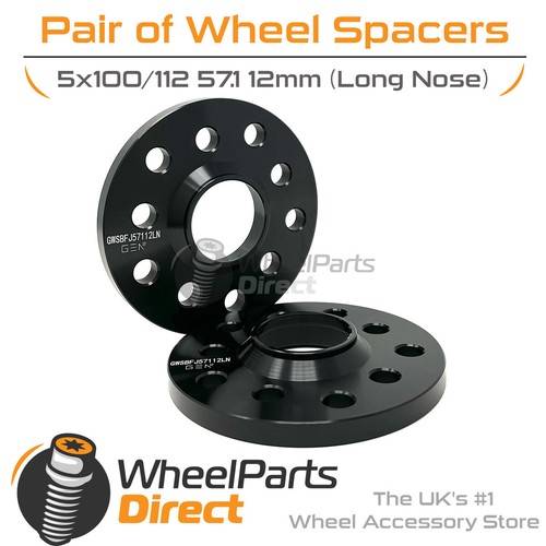 Wheel spacers black - wheel, (2)