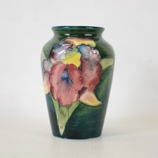 MOORCROFT Orchid Iris Vase