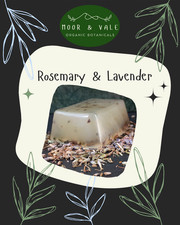 Moor & Vale Organic Soap Making Kit - Rosemary & Lavender with Lavender buds