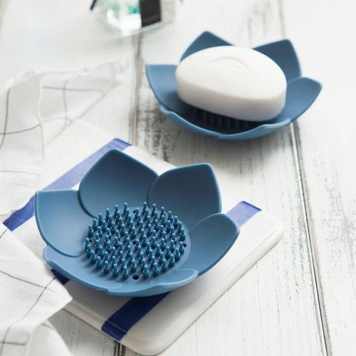 Silicone soap holder - soap, lotus