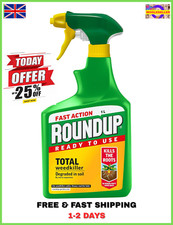 Roundup Total Fast Action Weed Killer, 1 Litre, Free & Fast Shipping All Over UK