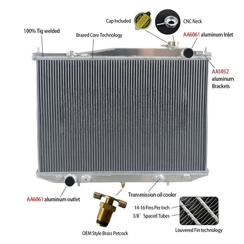 Aluminum radiator for nissan - radiator,
