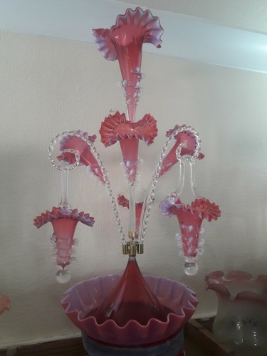 Pink glass antique - pink,